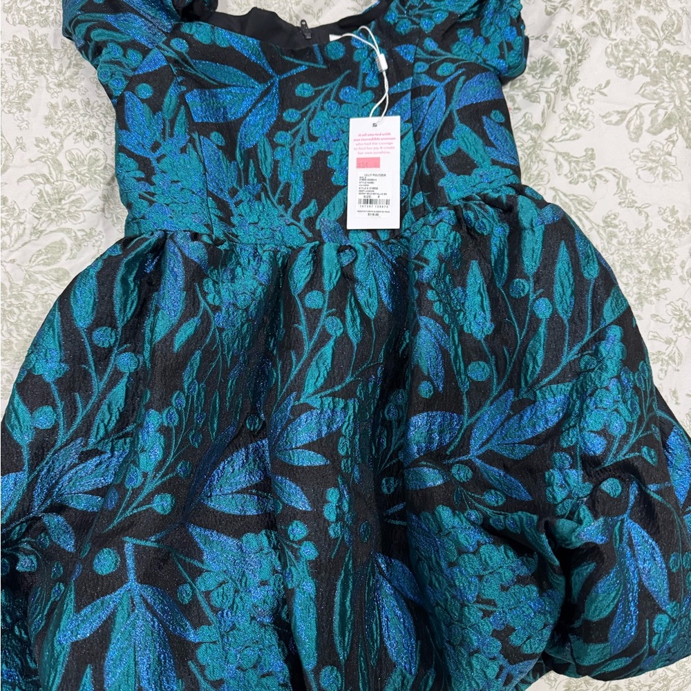 Lilly Pulitzer Blue and Black Kids Formal Dress